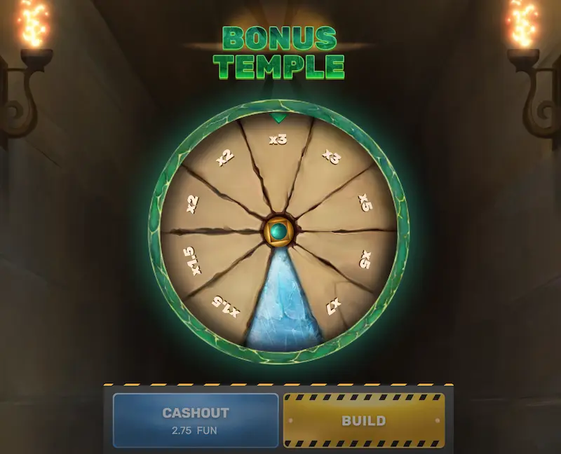 Tower Rush Temple floor Bonus